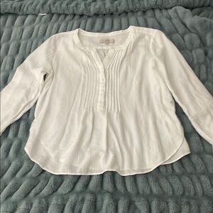 LOFT Women's White Blouse